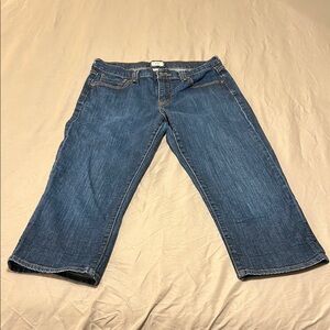 Levi's Blue Relaxed Denim Capri Jeans